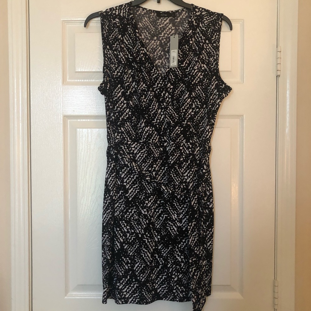 Black and white dress